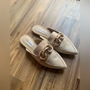 Steven Madden Friends Tan Suede Mule